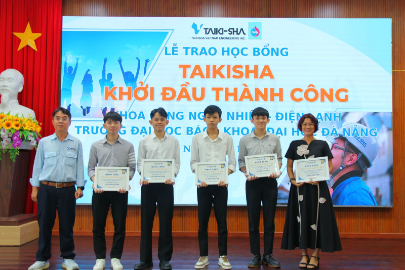 Taikisha Vietnam accompanies thermal engineering & refrigeration technology students through the 2025 scholarship program