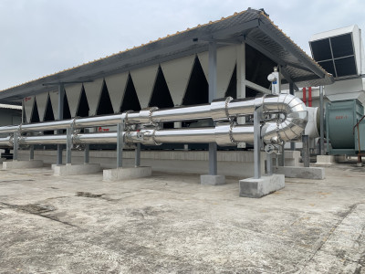 PANASONIC VIETNAM CO.,LTD - ADDITIONAL CHILLER ON ROOF